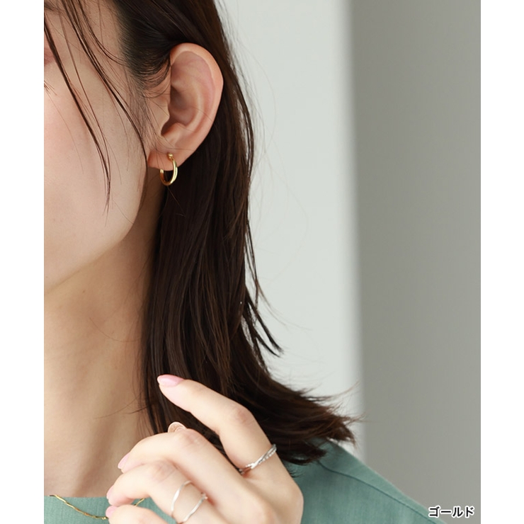 silver925シンプル14フープピアス ピアス シンプル | Pierrot | 詳細画像20 