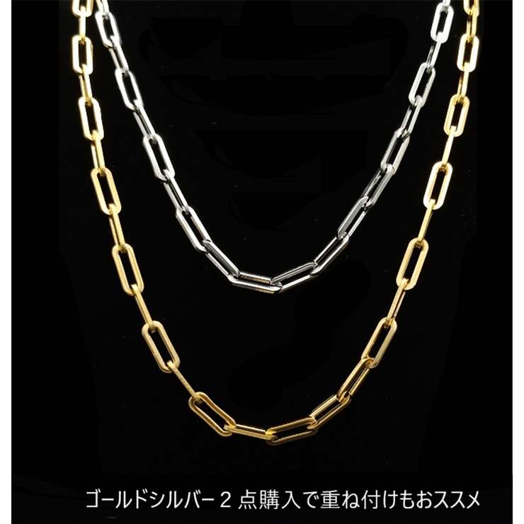 ペーパークリップ ロングチェーン ネックレス | Pinky&Refine | 詳細画像7 