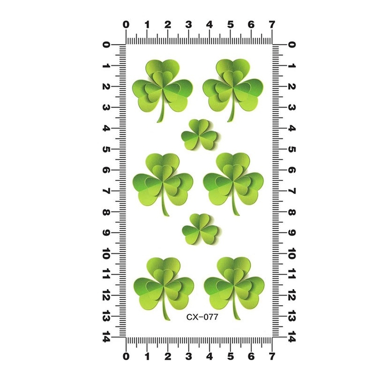 タトゥーシール 三つ葉 クローバー[品番：PARE0000204