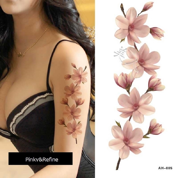 タトゥーシール 桃の花 セクシーピンク | Pinky&Refine | 詳細画像1 