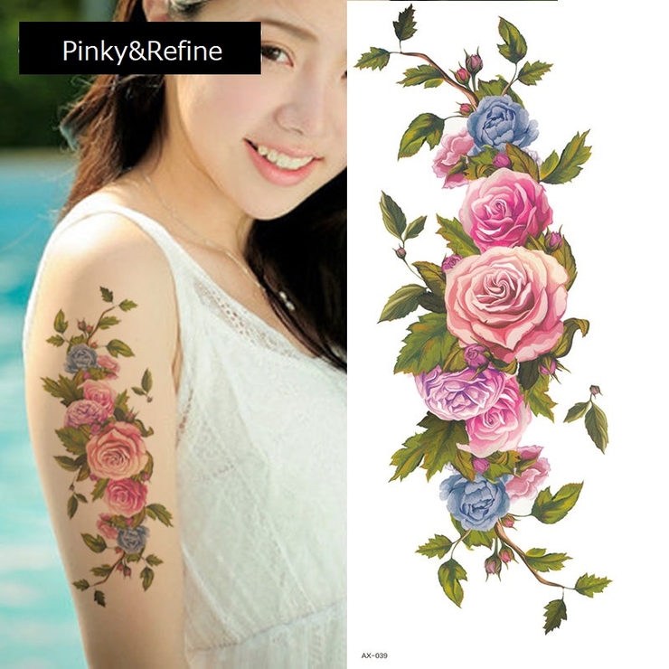 オシャレ華麗バラ カッコいい薔薇 ボディシール | Pinky&Refine | 詳細画像5 