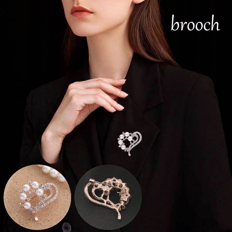 ブローチ ピンブローチ レディース | PlusNao | 詳細画像1 