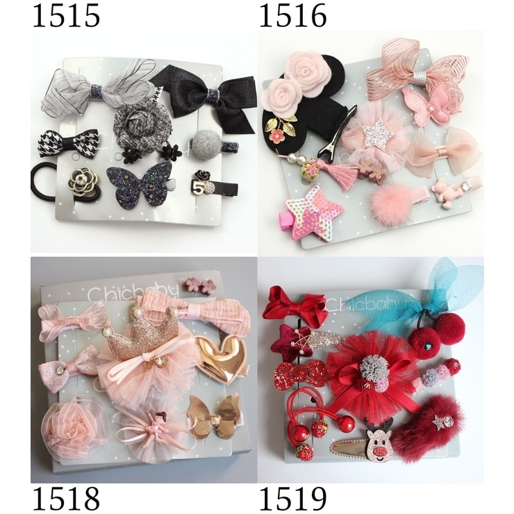 ヘアアクセサリー 10点セット ヘアクリップ | PlusNao | 詳細画像12 