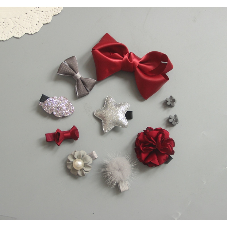 ヘアアクセサリー 10点セット ヘアクリップ | PlusNao | 詳細画像3 