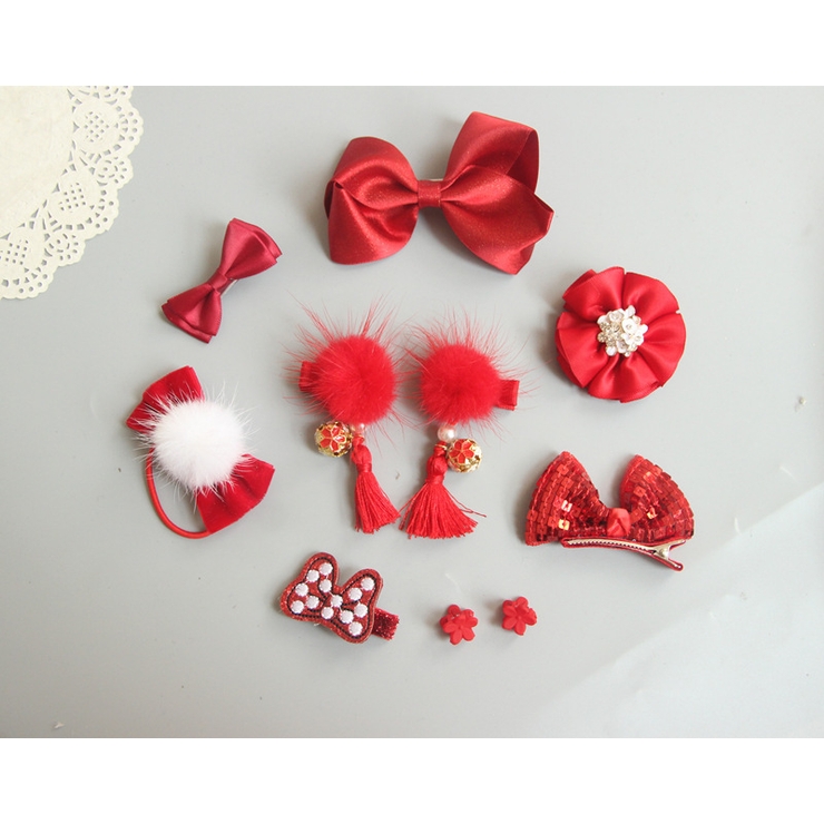 ヘアアクセサリー 10点セット ヘアクリップ | PlusNao | 詳細画像5 