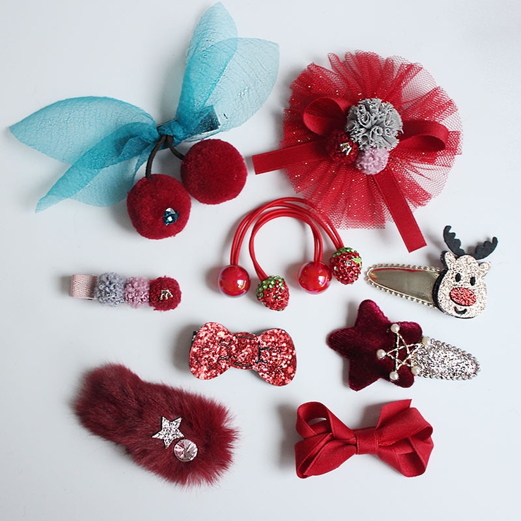 ヘアアクセサリー 10点セット ヘアクリップ | PlusNao | 詳細画像8 