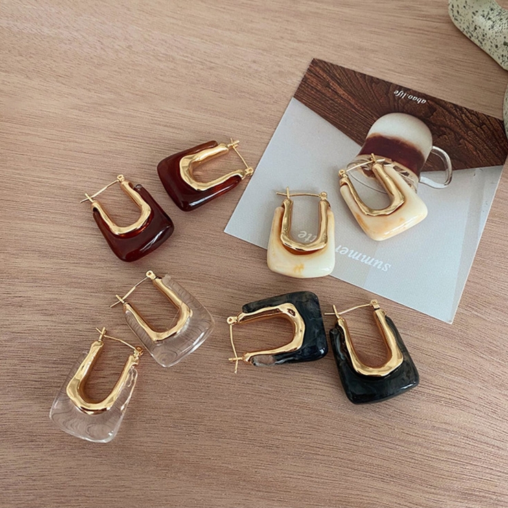 ピアス 両耳用 フープピアス | PlusNao | 詳細画像4 