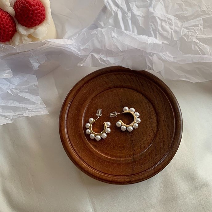 ピアス ハーフフープピアス レディース | PlusNao | 詳細画像10 