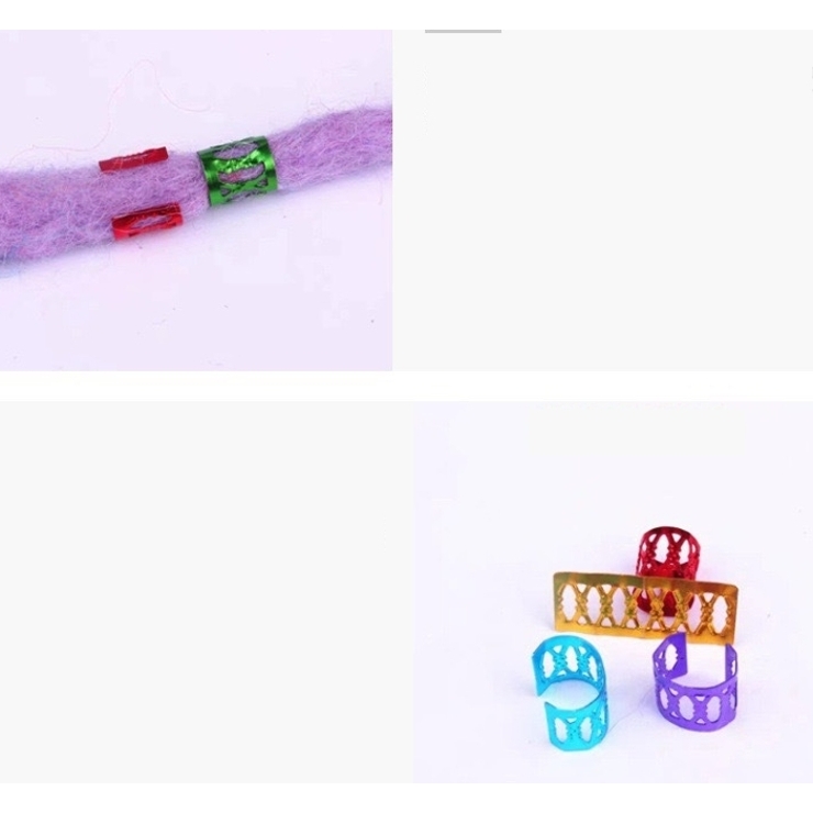 ブレイズビーズ 100個セット ヘアリング | PlusNao | 詳細画像3 