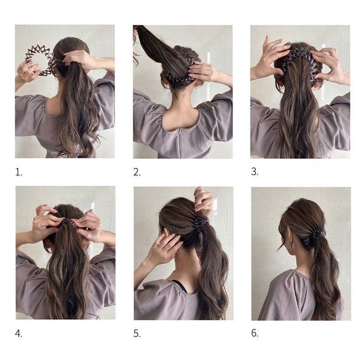 ヘアクリップ ポニーリング お団子 | PlusNao | 詳細画像16 