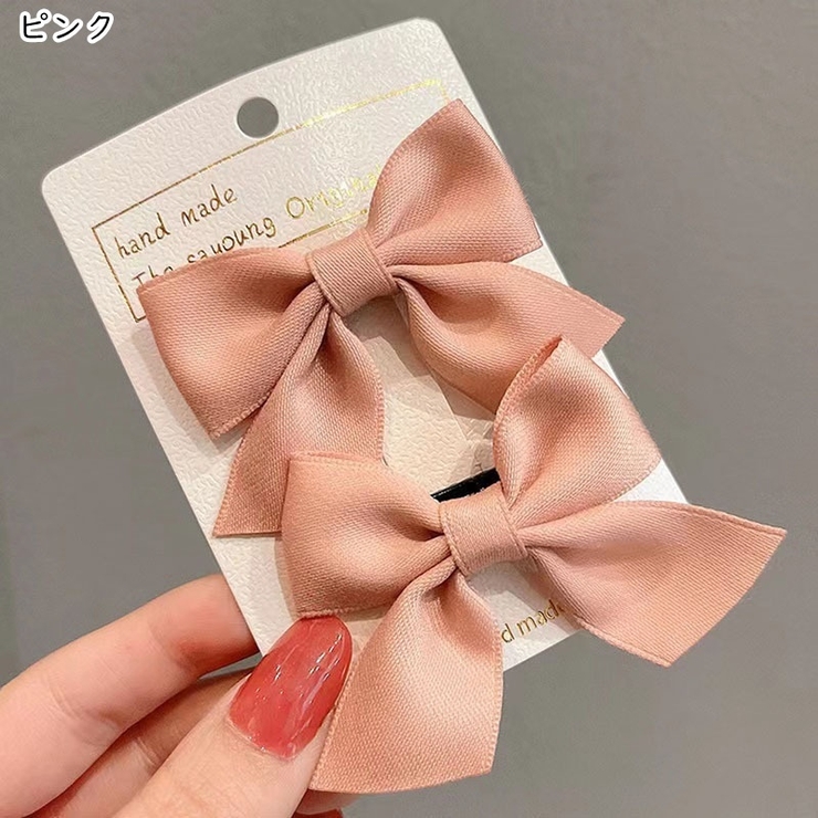 ヘアクリップ 髪留め 2個セット[品番：FQ000234299]｜PlusNao