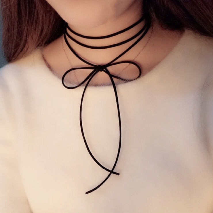 リボンチョーカー 男女兼用 アクセサリー | PlusNao | 詳細画像3 