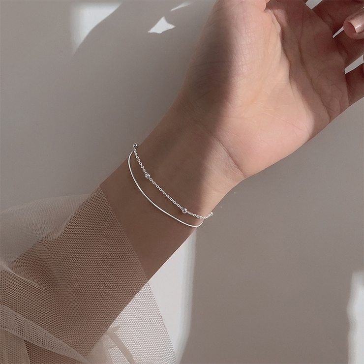 ブレスレット 2連 アクセサリー[品番：FQ000136525]｜PlusNao