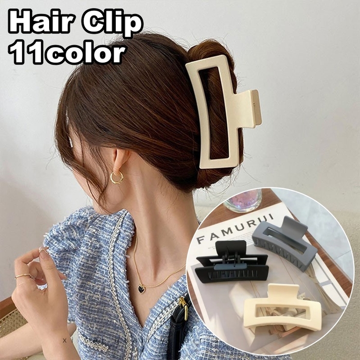 バンスクリップ ヘアクリップ レディース | PlusNao | 詳細画像1 