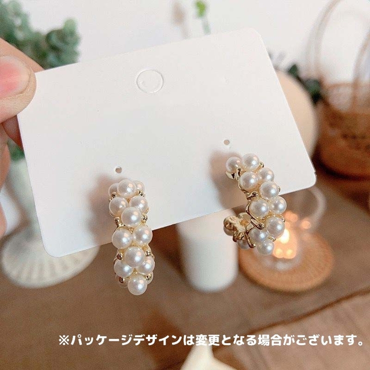 ピアス ハーフフープピアス レディース | PlusNao | 詳細画像4 