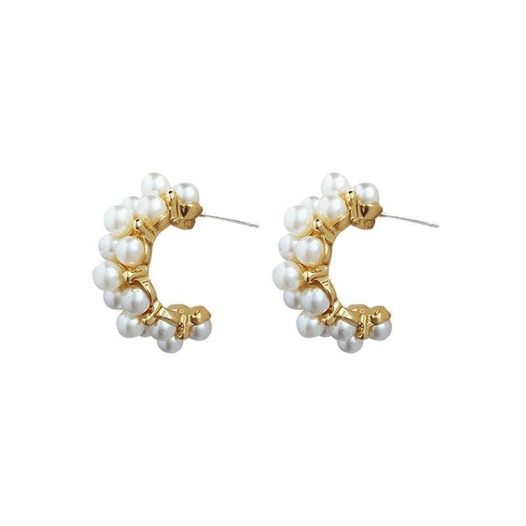 ピアス ハーフフープピアス レディース | PlusNao | 詳細画像7 