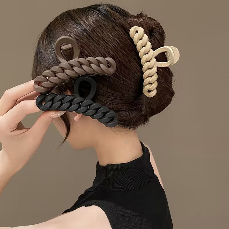 バンスクリップ ヘアクリップ 2色セット | PlusNao | 詳細画像3 