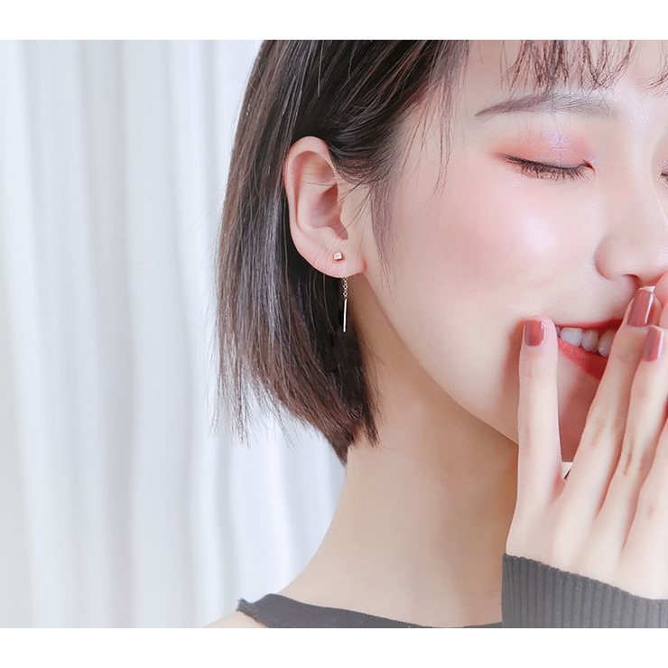 チェーンピアス アメリカンピアス アクセサリー | PlusNao | 詳細画像3 