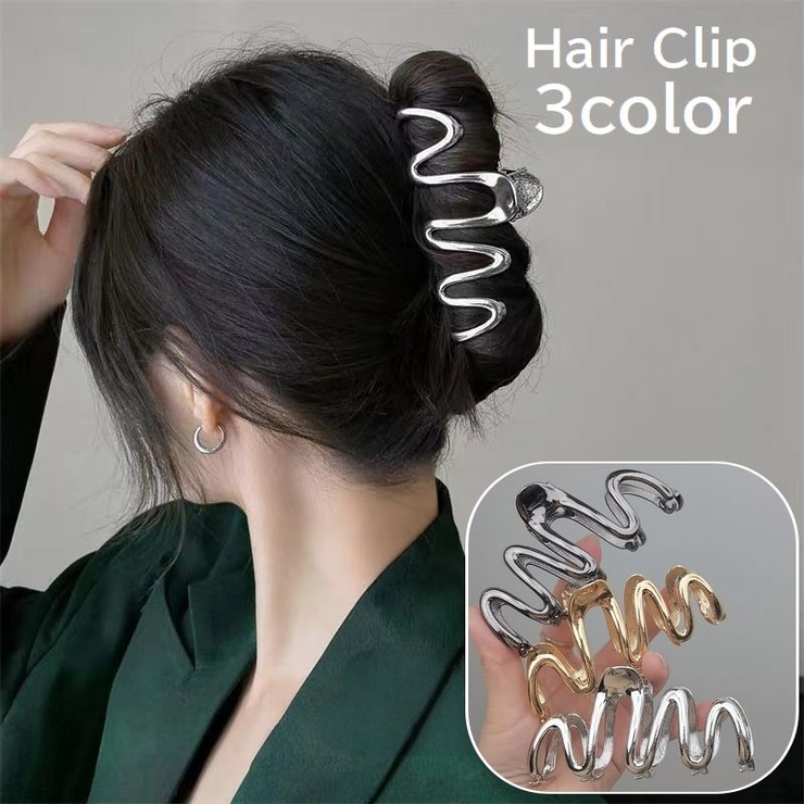ヘアクリップ バンスクリップ レディース | PlusNao | 詳細画像1 