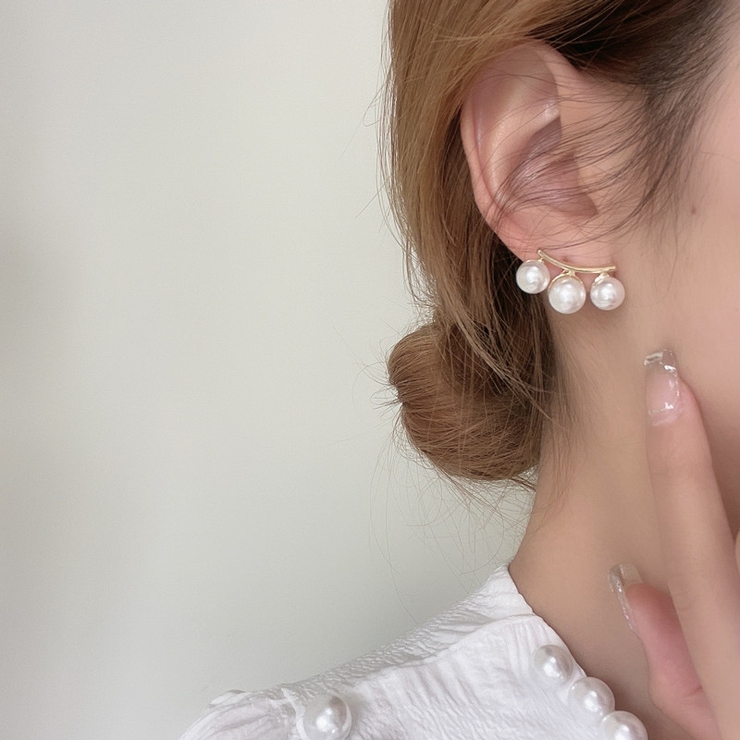 スタッドピアス キャッチピアス レディース | PlusNao | 詳細画像2 