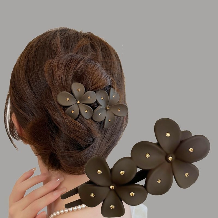 ヘアクリップ サイドバンスクリップ ヘアアクセサリー | PlusNao | 詳細画像4 
