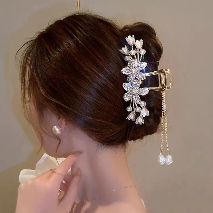 バンスクリップ ヘアクリップ ヘアアクセサリー | PlusNao | 詳細画像8 