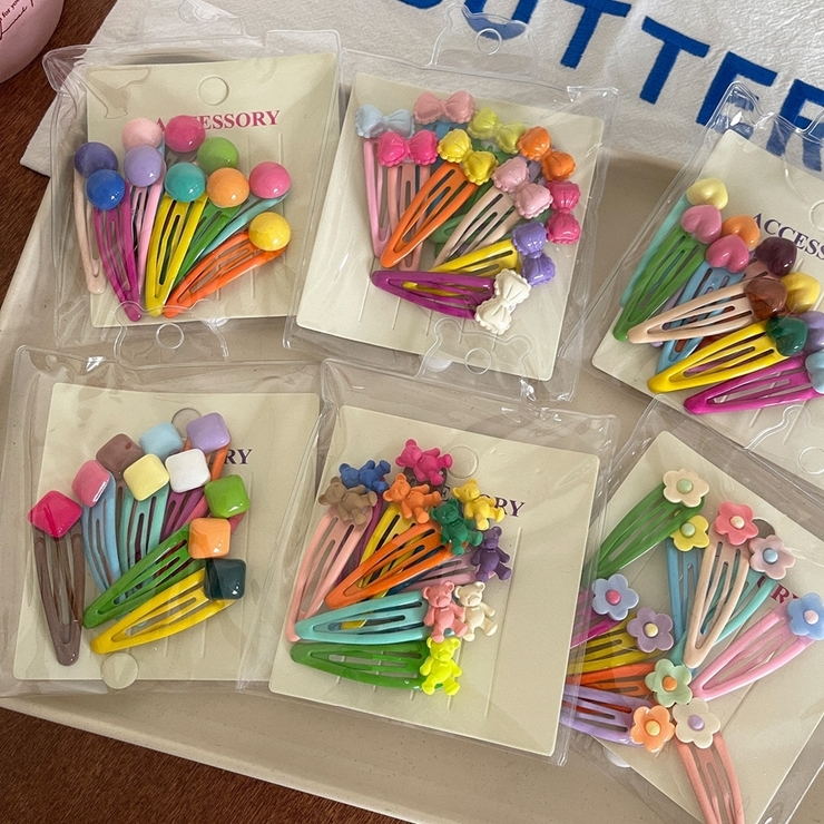 ヘアクリップ 10個セット 10色セット | PlusNao | 詳細画像3 