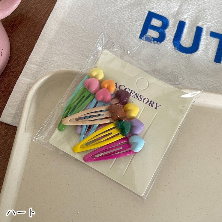 ヘアクリップ 10個セット 10色セット | PlusNao | 詳細画像9 