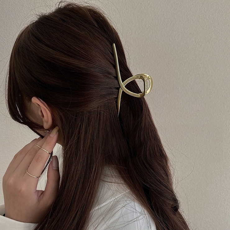 バンスクリップ ヘアクリップ ヘアアクセサリー | PlusNao | 詳細画像4 
