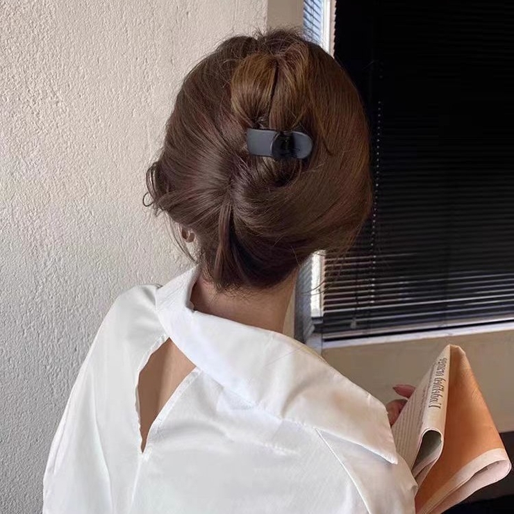ヘアクリップ 同色2個セット サイドバンスクリップ | PlusNao | 詳細画像4 
