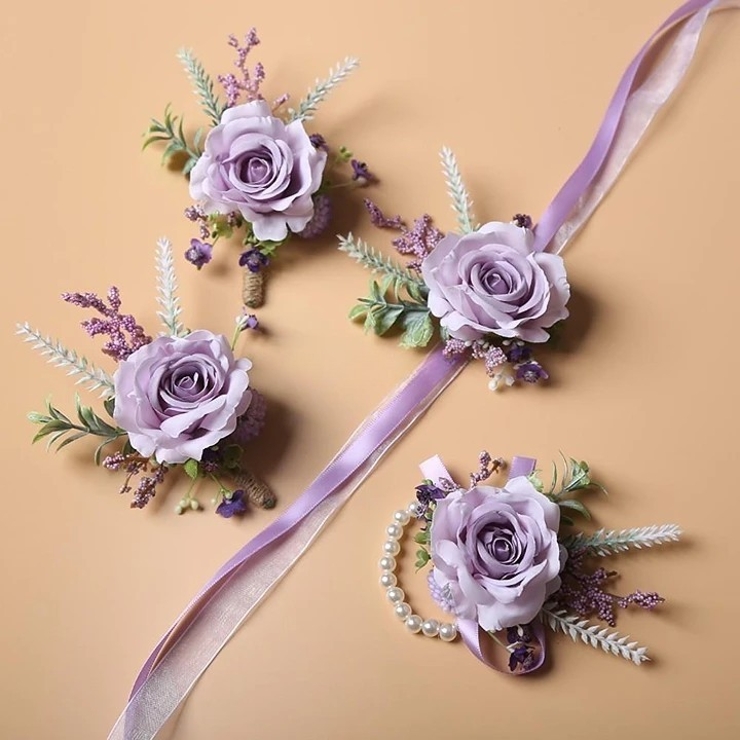 ブートニア コサージュ リストバンド | PlusNao | 詳細画像3 