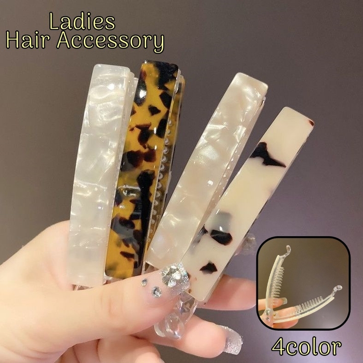 ヘアクリップ バナナクリップ レディース | PlusNao | 詳細画像1 