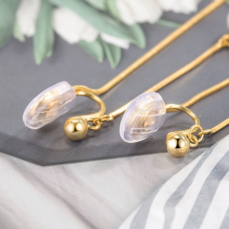 イヤリング ノンホールピアス アクセサリー | PlusNao | 詳細画像5 