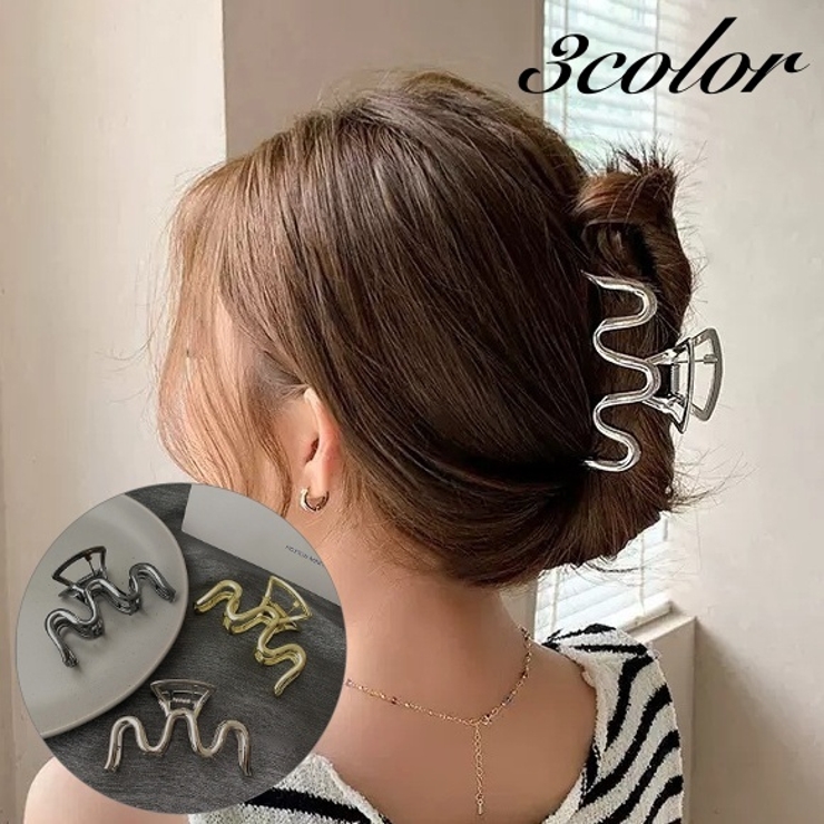 ヘアクリップ バンスクリップ レディース | PlusNao | 詳細画像1 