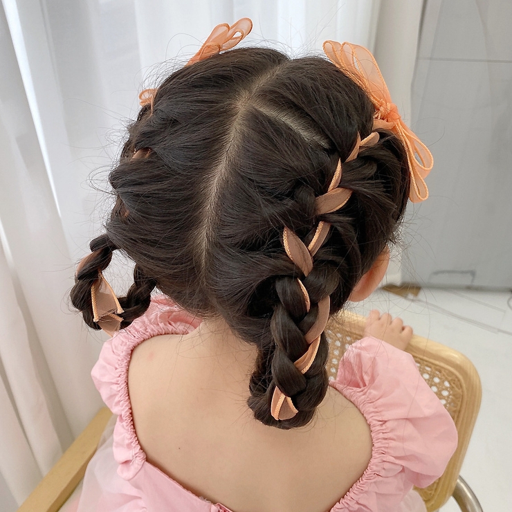 リボン付きクチバシクリップ 2個セット キッズ | PlusNao | 詳細画像2 