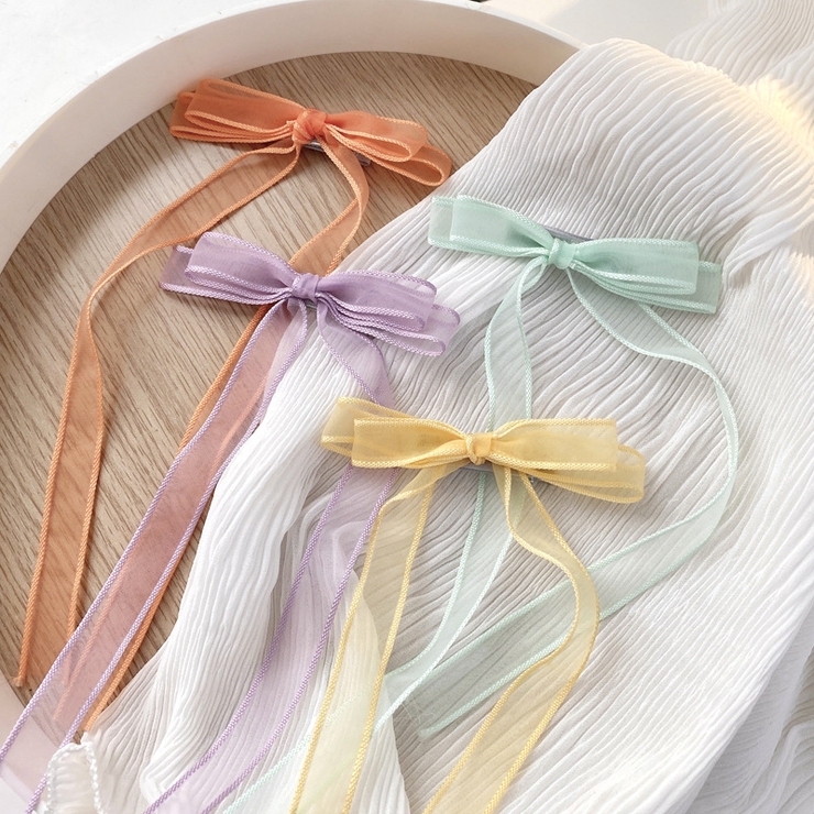 リボン付きクチバシクリップ 2個セット キッズ | PlusNao | 詳細画像4 