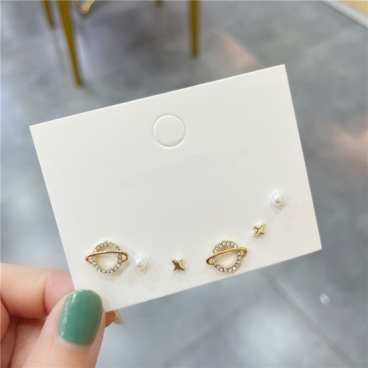 スタッドピアス 3ペアセット アクセサリー | PlusNao | 詳細画像2 