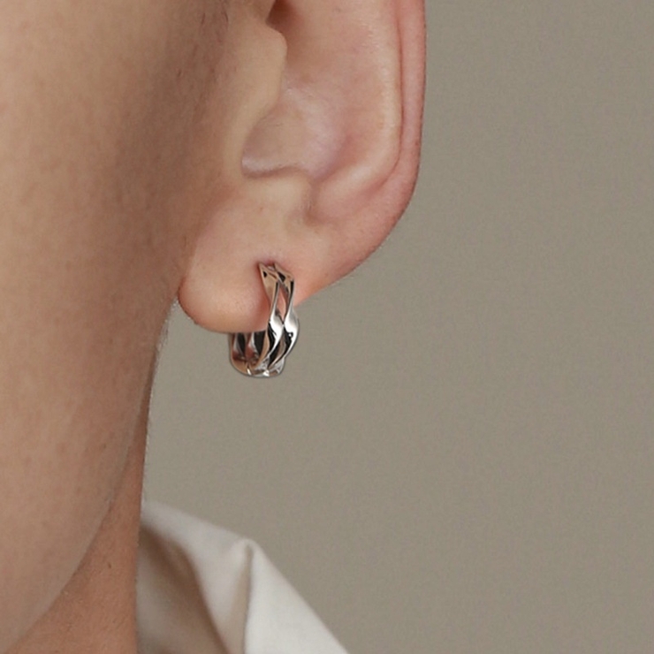 フープピアス リングピアス 両耳用[品番：FQ000154314]｜PlusNao