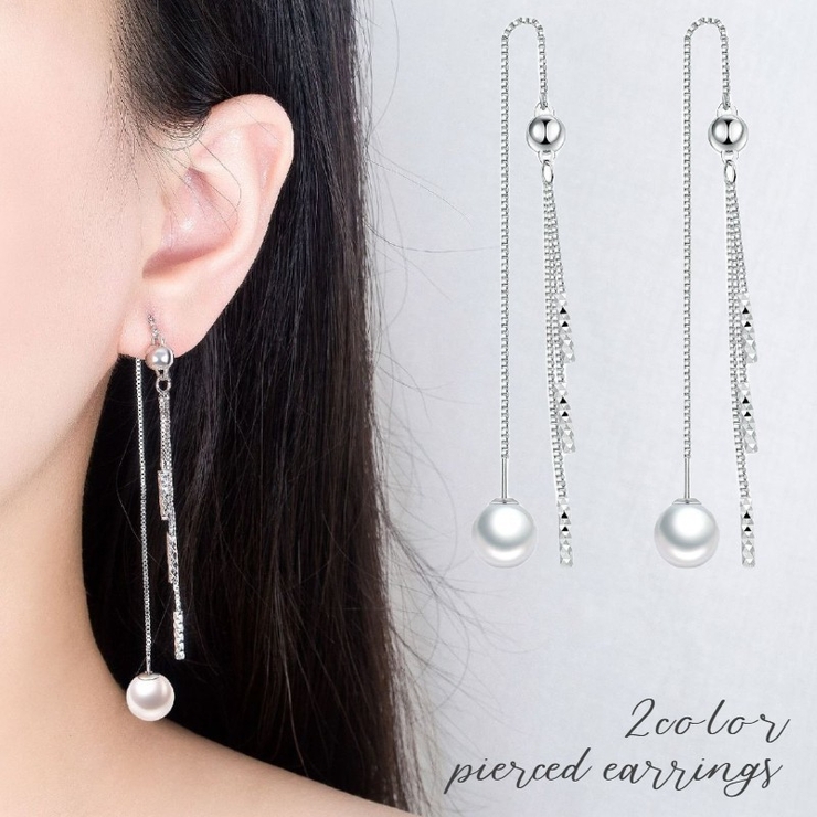 チェーンピアス ピアス アクセサリー | PlusNao | 詳細画像1 