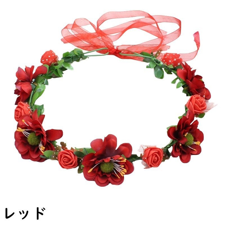 ヘッドコサージュ 花冠 花かんむり | PlusNao | 詳細画像10 