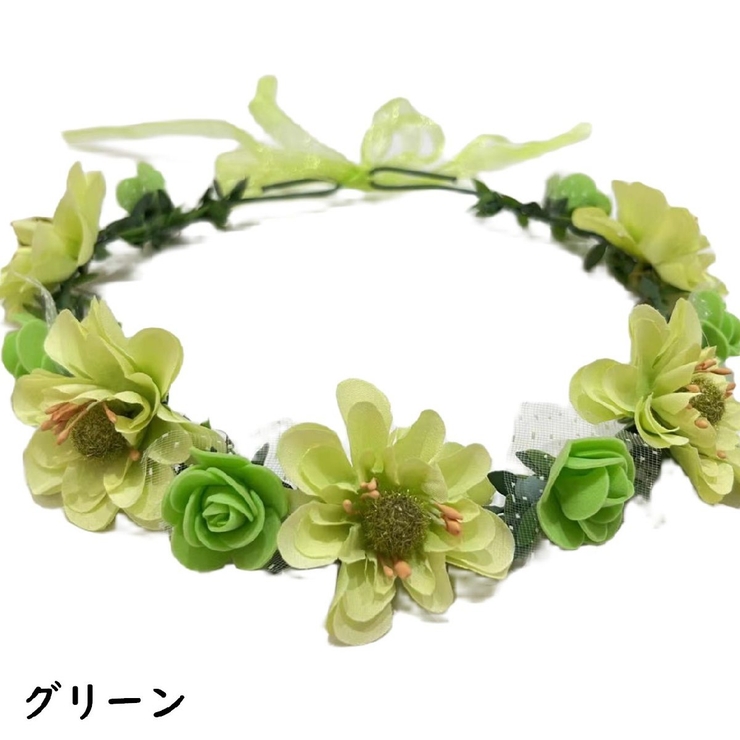 ヘッドコサージュ 花冠 花かんむり | PlusNao | 詳細画像13 