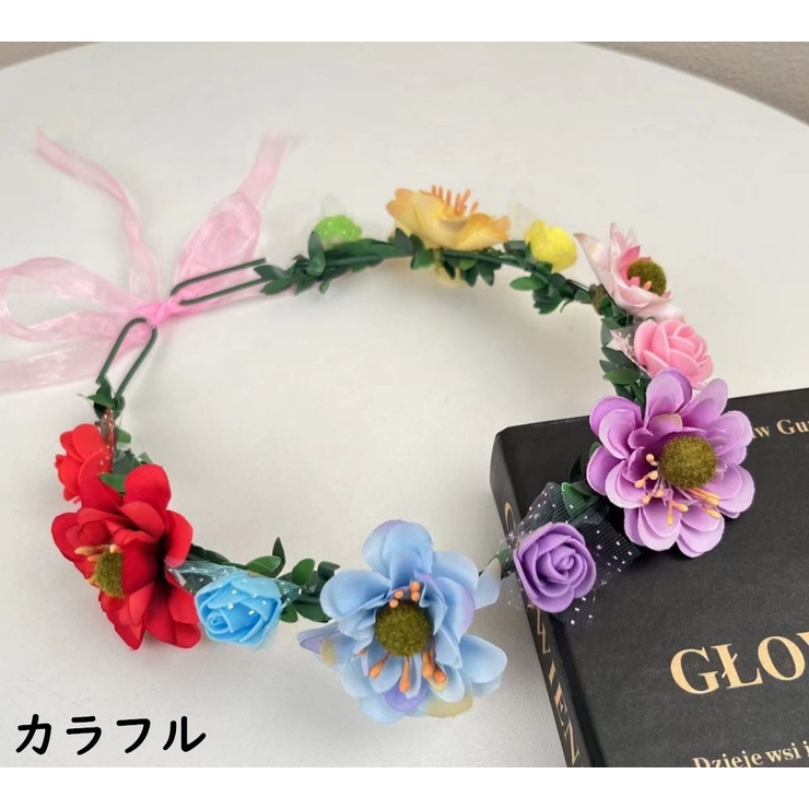 ヘッドコサージュ 花冠 花かんむり | PlusNao | 詳細画像14 