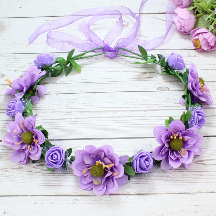 ヘッドコサージュ 花冠 花かんむり | PlusNao | 詳細画像4 