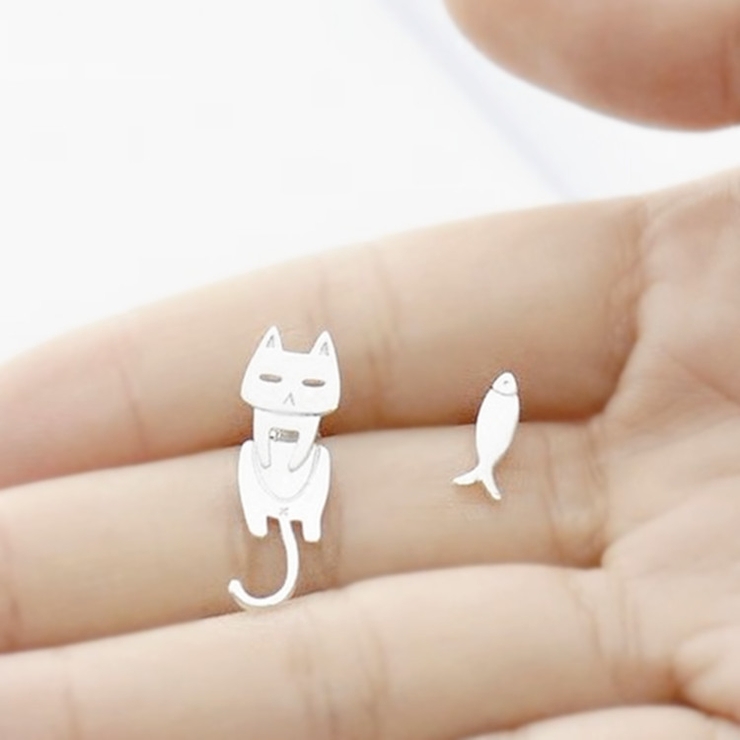 ピアス スタッドピアス アシンメトリー | PlusNao | 詳細画像9 