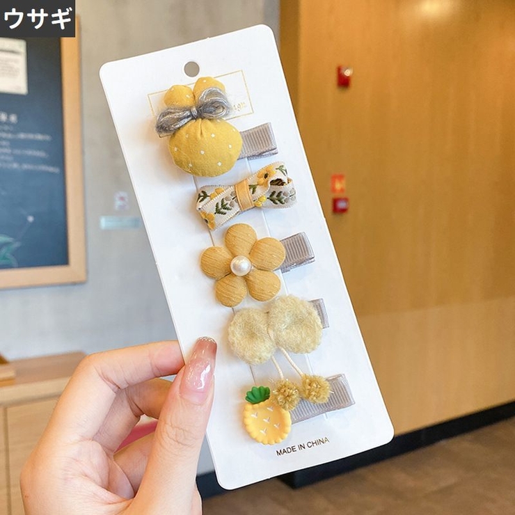 ヘアクリップ 5個セット ヘアアクセサリー | PlusNao | 詳細画像6 