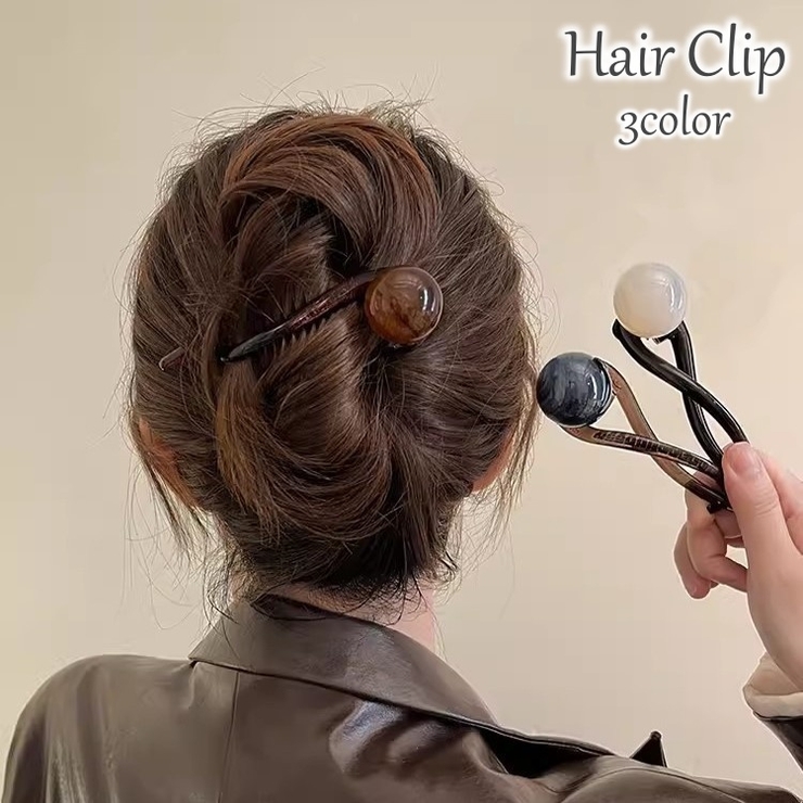 ヘアクリップ バナナクリップ レディース | PlusNao | 詳細画像1 