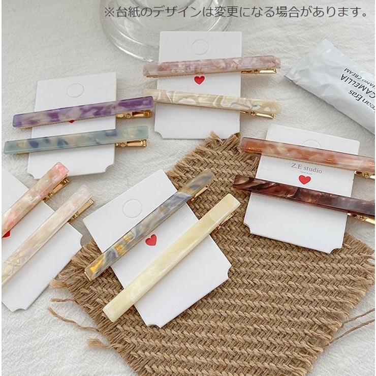ヘアクリップ ヘアアクセサリー 2本セット[品番：FQ000146454