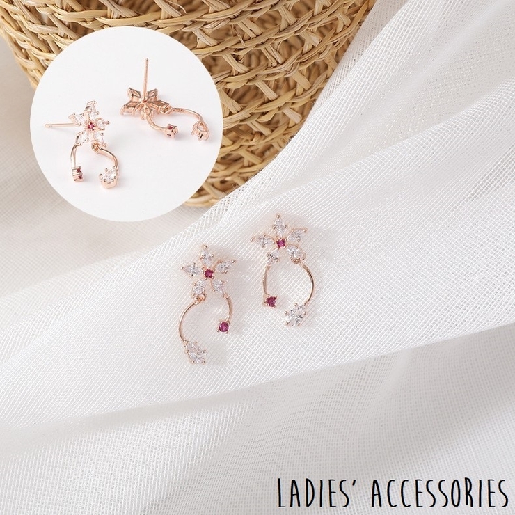 ピアス スタッドピアス 両耳用 | PlusNao | 詳細画像1 