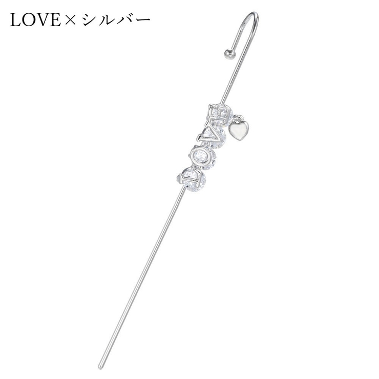 イヤーラップピアス 耳ラップ ラップクローラーフックピアス | PlusNao | 詳細画像11 