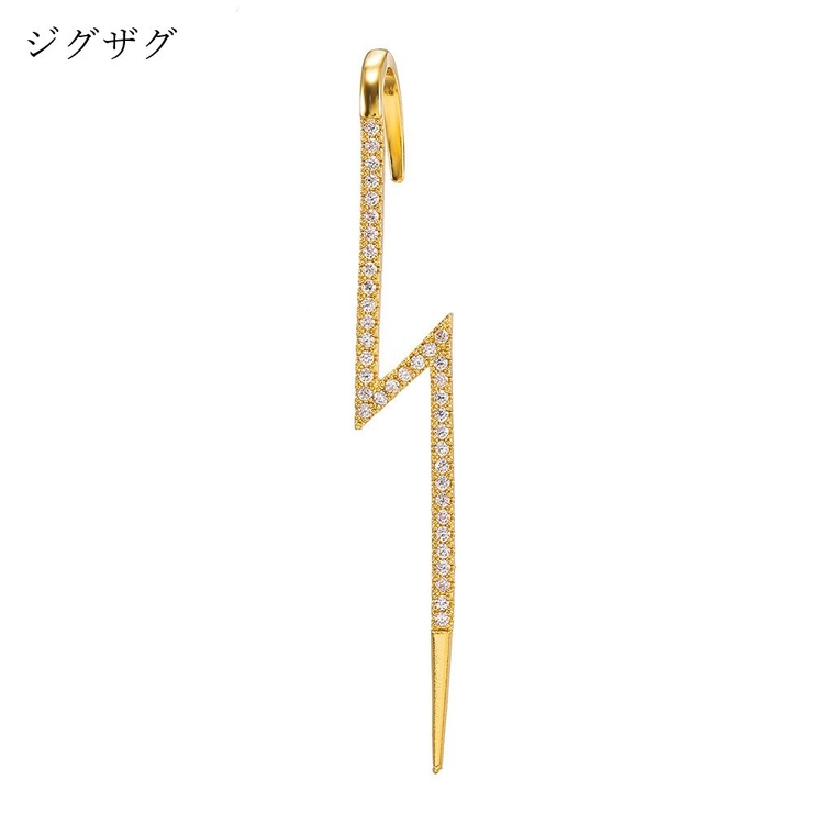 イヤーラップピアス 耳ラップ ラップクローラーフックピアス | PlusNao | 詳細画像18 
